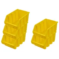 Proregal SuperSparSet 5x Sichtlagerbox 3 | HxBxT 12,6x17x24cm |