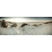 WallArena Eckfototapete XXL Fototapete 624x219 Strand Dünen Nordsee Wohnzimmer