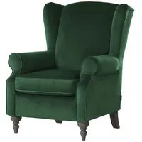 Sofa.de Ohrensessel Cozy grün ¦ Maße (cm): B: 83