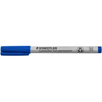 Staedtler Folienstift non-permanent Lumocolor, blau, wasserlöslich, Made in Germany,