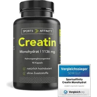 Sports Affinity Creatin Monohydrat - 90 hochdosierte Kapseln,