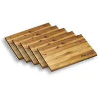KESPER Brotzeitbrett 32 x 21 cm Akazie 5er Set