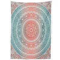 ABAKUHAUS Mandala Tischdecke, Antique Mandala, Schmutzabweisend Pflegeleicht Waschbar Druck