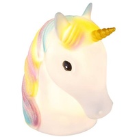 GLOBO Unicorn Dekorartikel Kunststoff bunt 2X Led