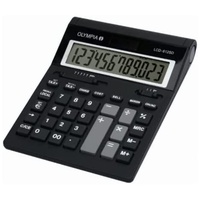 Olympia Taschenrechner LCD - 612 SD, schwarz, LCD-612SD