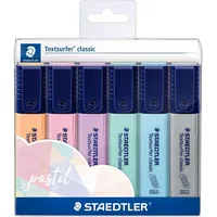 Staedtler 364 C, 6 Stück(e), Hellblau, Hellgrau, Minze, Pfirsich,