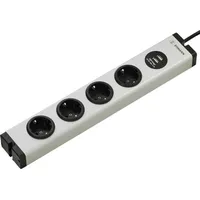 EHMANN Steckdosenleiste 1,50 m Grau 1 St.