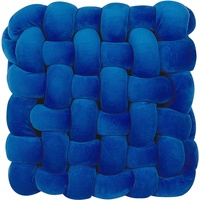 Beliani Dekokissen SIRALI 30 x 30 cm Blau