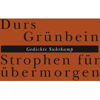 Suhrkamp Strophen für übermorgen