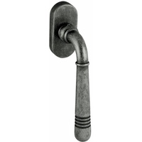 MS Beschläge Vintage Fenstergriff Metallunterkonstrukiotn Fensterbeschlag Antik Grau