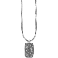Cai Kette mit Anhänger Wellen Silber