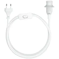 Kwmobile E14 Lampenfassung mit Schalter - 3,5m Textilkabel -