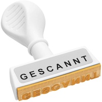 Wedo Textstempel "Gescannt"