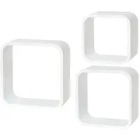 Dolle Wohnregale Wandregal Cube 3er-Set 35 x 35 x