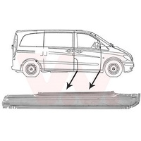 Van Wezel Einstiegblech Rechts für MERCEDES-BENZ 3080102