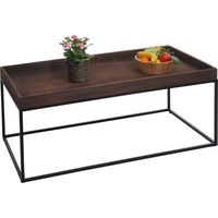 MCW Couchtisch MCW-K71, Kaffeetisch Beistelltisch, Tisch, Holz, massiv Metall