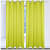 Bestgoodies Dekoschal Ellen Ösen Blickdicht 2er Pack - 140x145