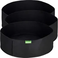 GardenMate 3X 60L Hochbeet Pflanzsack aus Vliesstoff Ø61cm Höhe