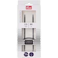 Prym 215301 Rundstricknadeln Ergonomics Carbon 80 cm 2,50 mm