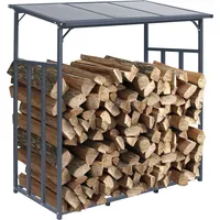 GRASEKAMP Kaminholzlager 145x70x131/145cm Stegplatten