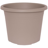 Geli Cylindro Thermo-Blumentopf, rund, aus Kunststoff, Taupe 40, cm
