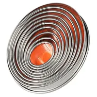 Contacto Ausstechform oval, glatt,9-TLG