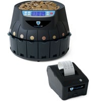 Securina24 Münzzähler Euro SR1850 mit Drucker Securina24® (schwarz mit