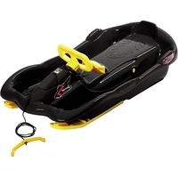 AlpenGaudi Ski-Bob Space SCHWARZ, One Size
