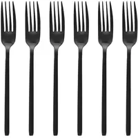 Gräwe Tafelgabeln 6 Stück, Edelstahl- Titan, Serie LISSABON