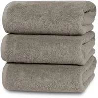 ZOLLNER Handtuchset 70 x 140 cm braun 3 St.