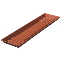 Geli Untersetzer STANDARD für Blumenkasten aus Kunststoff, Farbe:terracotta;Länge:50 cm