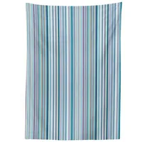 ABAKUHAUS Streifen Tischdecke, Blau, Lila, Geometric, Druck mit Klaren