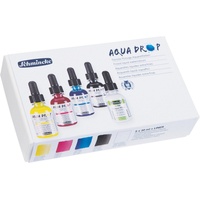 Schmincke AQUA DROP, flüssige, hochlichtechte Aquarellfarbe, 5 x 30