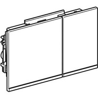 Geberit Omega60, für 2-Mengen-Sp. 243118SI1 Glas weiß ET