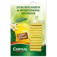 Chrysal Zitrus- & Mediterrane Pflanzen Düngestäbchen 20 Stück