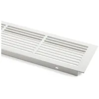 SOTech Lüftungsgitter Schlitzlochung Aluminium 500 x 86 mm weiß
