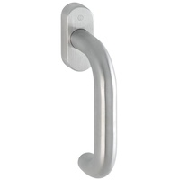 HOPPE DK-Fenstergriff Paris E038/U30 mit ovaler Rosette VK7x35,F69