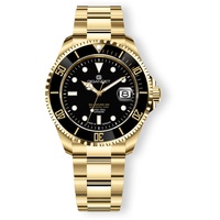 Gigandet Automatikuhr Edelstahl Saphirglas Sea Ground 300 - G300-018M