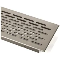 SOTech Lüftungsgitter Lochung Oval 250 mm Edelstahloptik