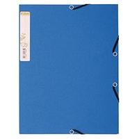Exacompta Sammelmappe mit 3 Klappen und Gummizug und Rückenetikett