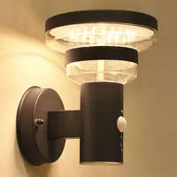 Maxkomfort GmbH LED Außenwandleuchte 313A1 mit Bewegungsmelder – Edelstahl,