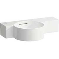 Laufen Val Handwaschbecken H8152830001131, 55x31,5cm, Ablage rechts, ohne Überlauf,
