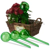 Relaxdays 24 x Bewässerungskugeln, grün