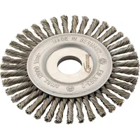 FORMAT Rundbürste Stahl gezopft 115x6mm