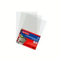 Herlitz 10417376 Laminierfolientasche A6, 20er für Heißlaminierer
