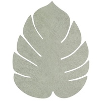 Lind DNA Tischset Monstera Leaf S olive Grün,