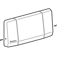 Geberit BetPl. Highline IR, Edelstahl 241307001