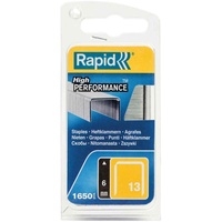 Rapid Staples 13/6 Galv Blister 1.6M