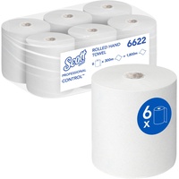 Scott Papierhandtuchrolle 1-lagig 6 Rollen x 300 m