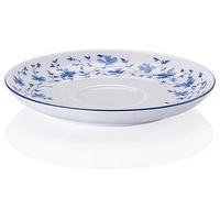Rosenthal Arzberg Form 1382 Blaublüten Kaffee-Untertasse, Porzellan White/Blue, 14.4